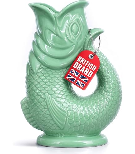 Amazon.com: The Original Gluggle Jug - Pale Blue Gluggle Jug in